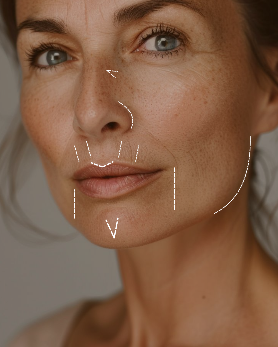 Lower face Botox — lip flip, smoker's lines, jawline slimming with Botox near Hinsdale IL