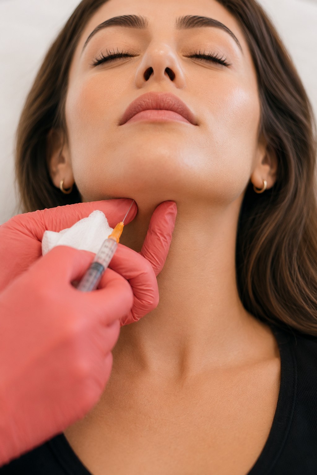 Fat dissolve Kybella deoxycholic acid treatment at Healing Aesthetics Hinsdale IL