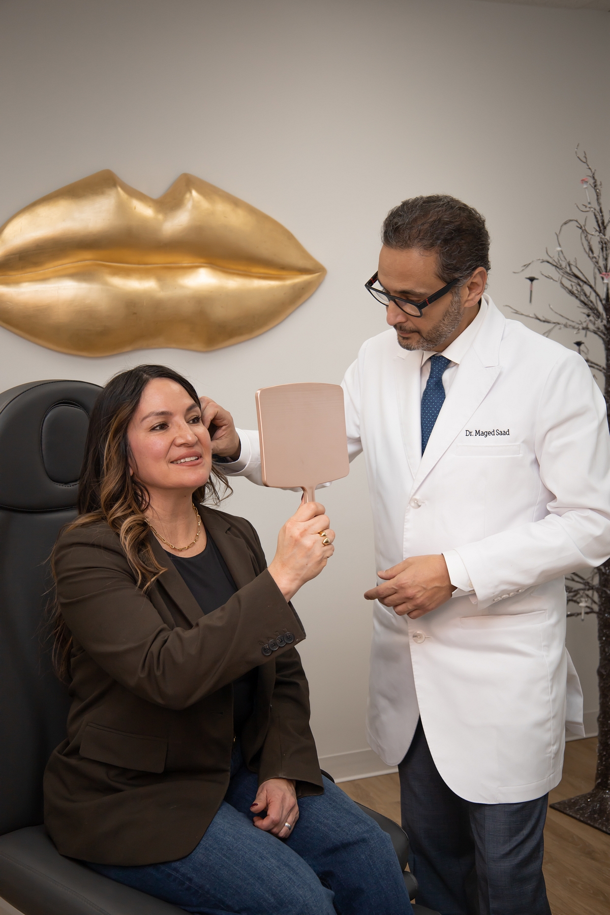 Patient consultation for Botox and Dysport at Healing Aesthetics